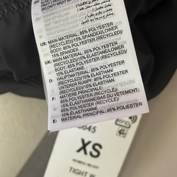 NWT Adidas Hyper Glam Mesh Leopard Print Tights black gray long leggings size XS - Picture 16 of 16